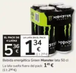 Consum Monster - bebida energética green oferta