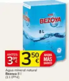 Consum Bezoya - agua mineral natural oferta
