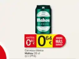 Consum Mahou - cerveza clasica oferta