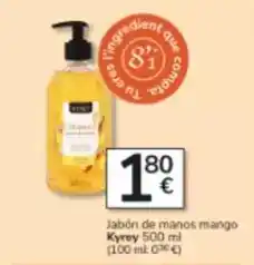 Consum Kyrey - jabón de manos mango oferta