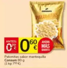 Consum Consum - palomitas sabor mantequilla oferta