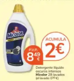 Consum Micolor - detergente liquido oscuros intensos oferta