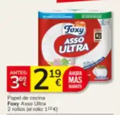 Consum Foxy - papel de cocina asso ultra oferta