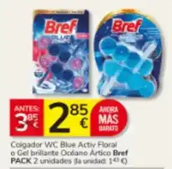 Consum Bref - colgador wc blue activ floral o gel brillante océano oferta