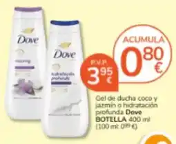 Consum Dove - gel de ducha coco y jazmin o hidratacion profunda oferta