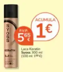 Consum Syoss - laca keratin oferta