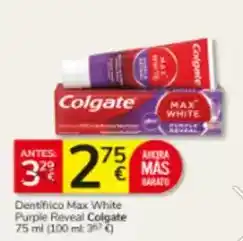 Consum Colgate - dentifrico max white purple reveal oferta
