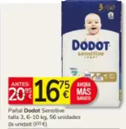 Consum Dodot - panal sensitive talla oferta