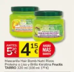Consum Mas - carilla hair bomb nutri rizos proteina o liso oferta