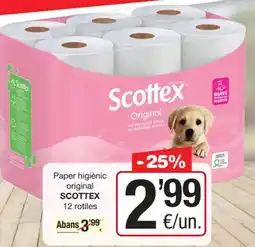 SPAR Fragadis Scottex - paper higienic original oferta