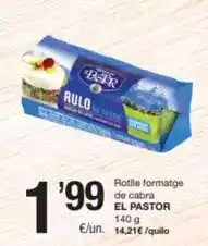 SPAR Fragadis El pastor - rotlle formatge de cabra oferta