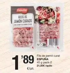 SPAR Fragadis Espuña - fils de pernil curat oferta