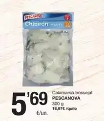SPAR Fragadis Pescanova - calamars o trossejat oferta