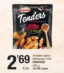 SPAR Fragadis Fripozo - tenders sabor barbacoa i mel oferta