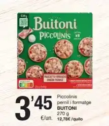 SPAR Fragadis Buitoni - piccolinis pernil i formatge oferta
