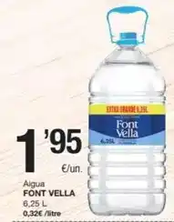 SPAR Fragadis Font vella - aigua oferta