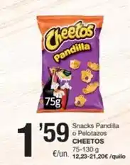SPAR Fragadis Cheetos - snacks pandilla o pelotazos oferta