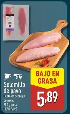 ALDI Solomillo de pavo oferta