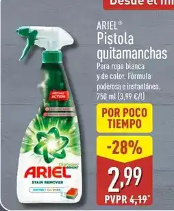 ALDI Ariel - pistola quitamanchas oferta