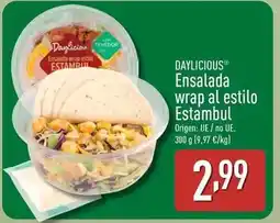ALDI Daylicious - ensalada wrap al estilo estambul oferta