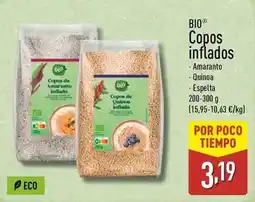 ALDI Bio - copos inflado oferta