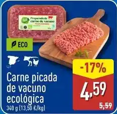 ALDI Bio - carne picada de vacuno logica oferta