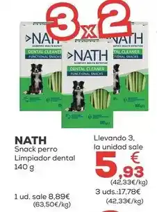 Kiwoko Nath - snack perro limpiador dental oferta