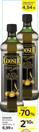 Caprabo Coosur - oli d'oliva verge serie oro oferta