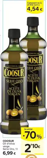 Caprabo Coosur - oli d'oliva verge serie oro oferta