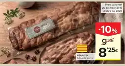 Caprabo Perafiña coca de sucre oferta