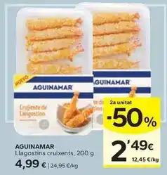 Caprabo Aguinamar - llagostins cruixents oferta