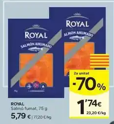 Caprabo Royal - salmo fumat oferta
