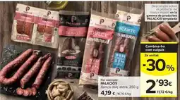 Caprabo Palacios - xoriço dolç extra oferta