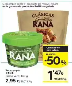 Caprabo Rana - pesto verd oferta