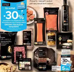 Caprabo Eroski seleqtia - pasta sacher oferta