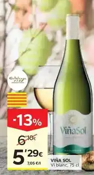 Caprabo Viña sol - vi blanc oferta