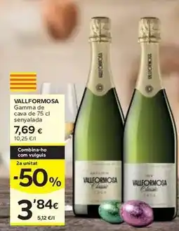 Caprabo Vallformosa - gamma de cava de 75 cl oferta