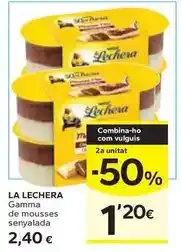 Caprabo La lechera - gamma de mousses senyalada oferta