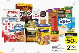 Caprabo Nesquik - cacau soluble oferta
