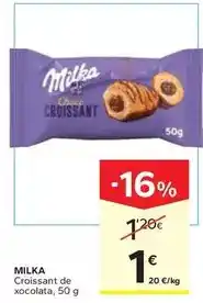 Caprabo Milka - croissant de xocolata oferta