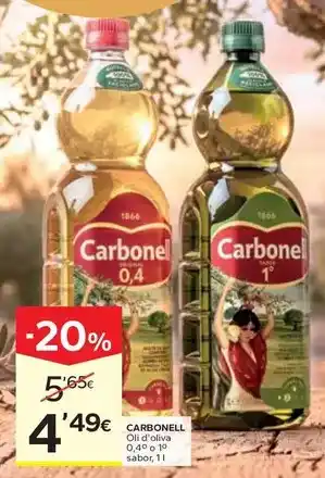 Caprabo Carbonell - oli d'oliva oferta
