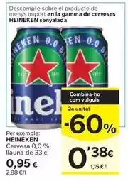 Caprabo Heineken - cervesa 0,0% oferta