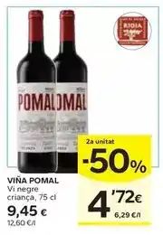 Caprabo Viña pomal - vi negre criança oferta