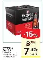 Caprabo Estrella galicia - cervesa especial oferta
