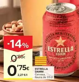 Caprabo Estrella damm - cervesa oferta