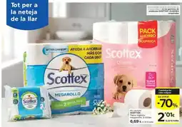 Caprabo Scottex - paper higienic megarotlle oferta