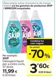 Caprabo Skip - detergent liquid per a cicles curts oferta