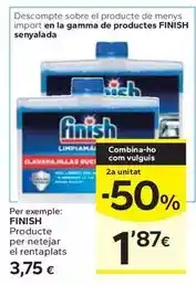 Caprabo Finish - producte per netejar el rentaplats oferta