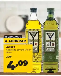 Alimerka YBARRA Aceite de oliva 0,4° o 1° oferta