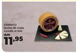 Alimerka CERRATO Queso de oveja curado oferta